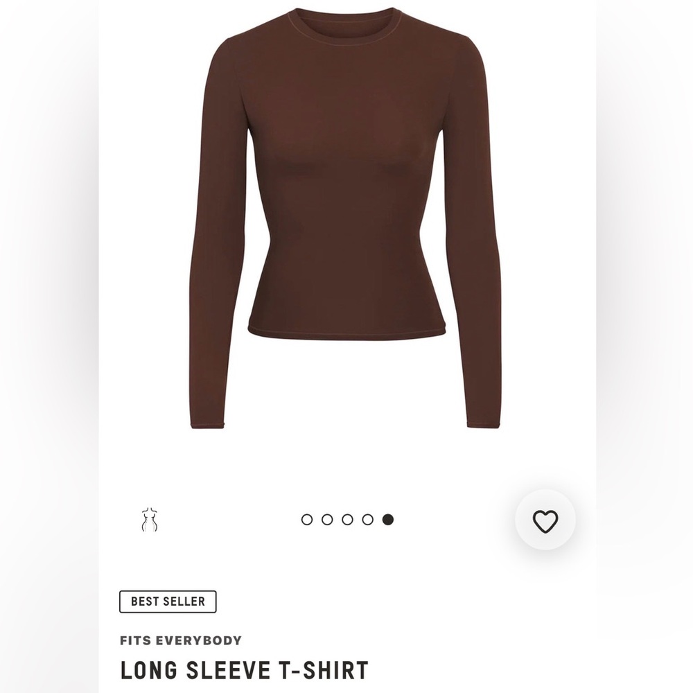 Skims XS Fits Everybody Long Sleeve